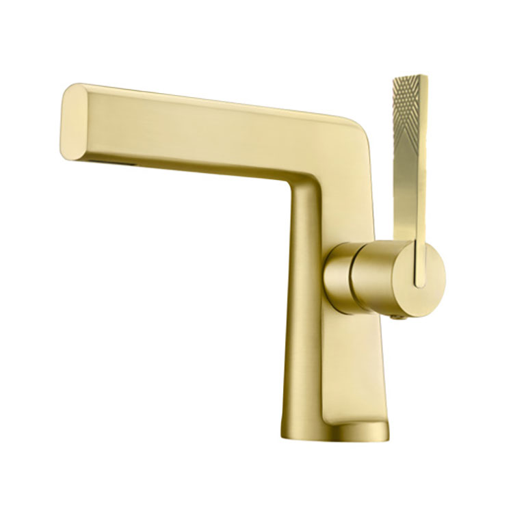 Miscelatore Bagno Oro Spazzolato