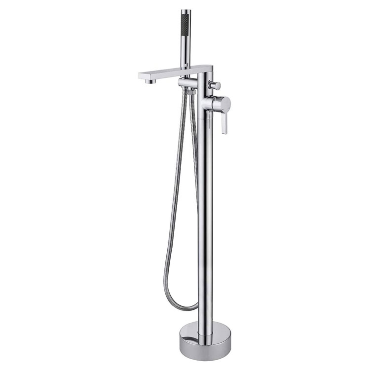 Rubinetto per vasca freestanding cromato