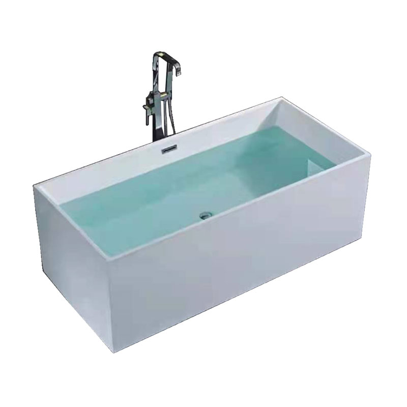 Vasca da bagno freestanding rettangolare