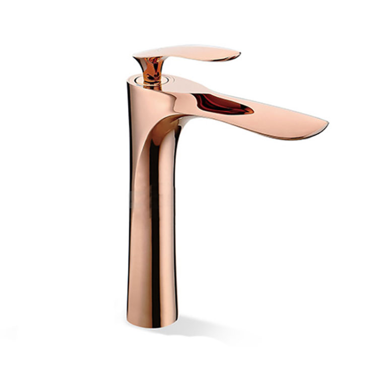 Miscelatore Lavabo Oro Rosa